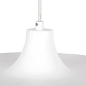 Steinhauer Pendelleuchte KRISIP, � 50cm, flach, E27, Metall, wei� matt