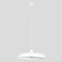 Steinhauer Pendelleuchte KRISIP, � 50cm, flach, E27, Metall, wei� matt