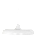 Steinhauer Pendelleuchte KRISIP, � 50cm, flach, E27, Metall, wei� matt