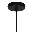 Steinhauer Pendelleuchte KRISIP, � 50cm, flach, E27, Metall, schwarz matt