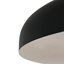 Steinhauer Pendelleuchte KRISIP, � 50cm, flach, E27, Metall, schwarz matt