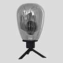 Steinhauer table lamp REFLEXION - � 15CM 1 flame, high, with switch, with plug E27 IP20, black matt 