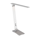 LED Tischleuchte SERENADE, 10W (2200-4000K (CCT) 900lm, neigbar / Kopf drehbar, mit Push-Dimmer, stahl geb�rstet