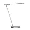 Steinhauer LED Tischleuchte SERENADE, 10W (2200-4000K (CCT) 900lm, neigbar / Kopf drehbar, mit Push-Dimmer, stahl geb�rstet