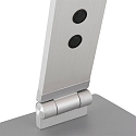 Steinhauer LED Tischleuchte SERENADE, 10W (2200-4000K (CCT) 900lm, neigbar / Kopf drehbar, mit Push-Dimmer, stahl geb�rstet