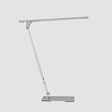 Steinhauer LED Tischleuchte SERENADE, 10W (2200-4000K (CCT) 900lm, neigbar / Kopf drehbar, mit Push-Dimmer, stahl geb�rstet