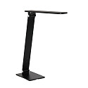 Steinhauer LED Tischleuchte SERENADE, 10W (2200-4000K (CCT) 900lm, neigbar / Kopf drehbar, mit Push-Dimmer, schwarz matt