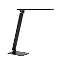 Steinhauer LED Tischleuchte SERENADE, 10W (2200-4000K (CCT) 900lm, neigbar / Kopf drehbar, mit Push-Dimmer, schwarz matt