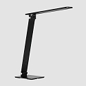 Steinhauer LED Tischleuchte SERENADE, 10W (2200-4000K (CCT) 900lm, neigbar / Kopf drehbar, mit Push-Dimmer, schwarz matt