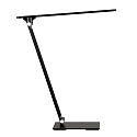 Steinhauer LED Tischleuchte SERENADE, 10W (2200-4000K (CCT) 900lm, neigbar / Kopf drehbar, mit Push-Dimmer, schwarz matt