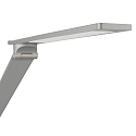 LED Stehleuchte SERENADE, 8W 2200-4000K (CCT) 810lm, mit Gelenkarm + Push-Dimmer, stahl geb�rstet / alu