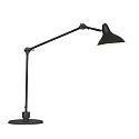 anne light & home table lamp KASKET with switch, with jointed arm, with plug E27 IP20, black matt 