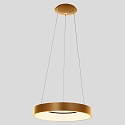 pendant luminaire RINGLEDE - � 48CM large, round, direct / indirect IP20, gold dimmable
