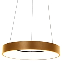 pendant luminaire RINGLEDE - � 48CM large, round, direct / indirect IP20, gold dimmable