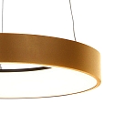 pendant luminaire RINGLEDE - � 48CM large, round, direct / indirect IP20, gold dimmable