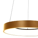pendant luminaire RINGLEDE - � 48CM large, round, direct / indirect IP20, gold dimmable