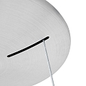Steinhauer pendant luminaire RINGLEDE - � 48CM large, round, direct / indirect IP20, silver brushed dimmable