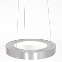 Steinhauer pendant luminaire RINGLEDE - � 48CM large, round, direct / indirect IP20, silver brushed dimmable