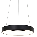 Steinhauer LED Pendelleuchte RINGLEDE, � 48cm, 40W 2700K 3600lm, direkt / indirekt, dimmbar, schwarz matt