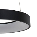 Steinhauer LED Pendelleuchte RINGLEDE, � 48cm, 40W 2700K 3600lm, direkt / indirekt, dimmbar, schwarz matt