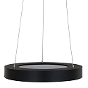 Steinhauer LED Pendelleuchte RINGLEDE, � 48cm, 40W 2700K 3600lm, direkt / indirekt, dimmbar, schwarz matt