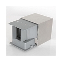 LED Au�enwandleuchte LOGAN, IP54, Up/Down, mit D�mmerungs-Sensor, 2x 3W 2700K 240lm, verstellbar, schwarz matt / gold matt
