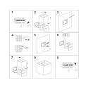 LED Au�enwandleuchte LOGAN, IP54, Up/Down, mit D�mmerungs-Sensor, 2x 3W 2700K 240lm, verstellbar, schwarz matt / gold matt