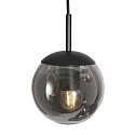 Steinhauer pendant luminaire BOLLIQUE 5 flames, round E27 IP20, black matt dimmable