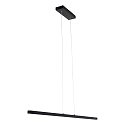 Mexlite LED Pendelleuchte DANSKE, 114cm, 20W 2700K 2000lm, CRi >90, mit Touch-Dimmer, schwarz matt