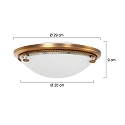 Steinhauer Steinhauer Wall and ceiling luminaire CEILING AND WALL, 1 flame, bronze