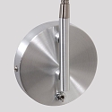 wall luminaire NATASJA with switch, with flex arm GU10 IP20, steel brushed dimmable