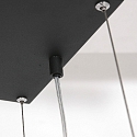 Steinhauer pendant luminaire T�R 6 flames, with shelf IP20, black matt dimmable