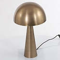 Steinhauer Retro-Tischleuchte PIMPERNEL, Pilzform, Down, � 25cm / H�he 42cm, E27, mit Schnurschalter, bronze antik
