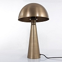 Steinhauer Retro-Tischleuchte PIMPERNEL, Pilzform, Down, � 25cm / H�he 42cm, E27, mit Schnurschalter, bronze antik