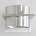 wall luminaire MURO up / down, square, cylindrical, adjustable G9 IP20, steel brushed dimmable