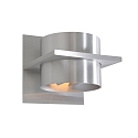 wall luminaire MURO up / down, square, cylindrical, adjustable G9 IP20, steel brushed dimmable
