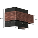 Steinhauer wall luminaire MURO G9 IP20, dimmable