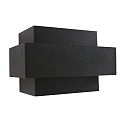 Steinhauer Wandleuchte MURO, Up/Down, 2-flammig, 2x G9, 3W, 2700K, 300lm, dimmbar, schwarz matt / innen gold matt