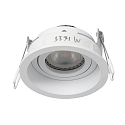 recessed luminaire P�LITE SPOT round, rigid, set back GU10 IP20, white matt dimmable