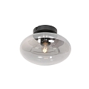 Steinhauer ceiling luminaire REFLEXION E27 IP20, black dimmable