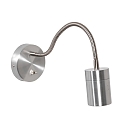 LED Wandleuchte UPROUND, 1-flammig, GU10, 4,9W, 2700K, IP20, stahl