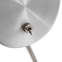 LED Wandleuchte UPROUND, 1-flammig, GU10, 4,9W, 2700K, IP20, stahl