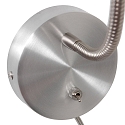 LED Wandleuchte UPROUND, 1-flammig, GU10, 4,9W, 2700K, IP20, stahl