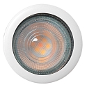 Mexlite LED Wandleuchte UPROUND, 1-flammig, GU10, 4,9W, 2700K, IP20, wei�