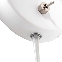 Mexlite LED Wandleuchte UPROUND, 1-flammig, GU10, 4,9W, 2700K, IP20, wei�