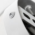 Mexlite LED Wandleuchte UPROUND, 1-flammig, GU10, 4,9W, 2700K, IP20, wei�