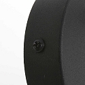 Mexlite LED Wandleuchte UPROUND, 1-flammig, GU10, 4,9W, 2700K, IP20, schwarz