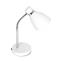 Steinhauer table lamp SPRING tiltable E27 IP20, white 