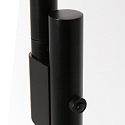 Steinhauer LED Stehleuchte DAPHNE, 1-flammig, 7W, 2700-4000K, 700lm, IP20, dimmbar, schwarz