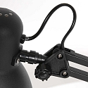 Mexlite table lamp STUDY tiltable E27 IP20, black